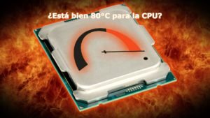 ¿Está bien 80°C para la CPU?